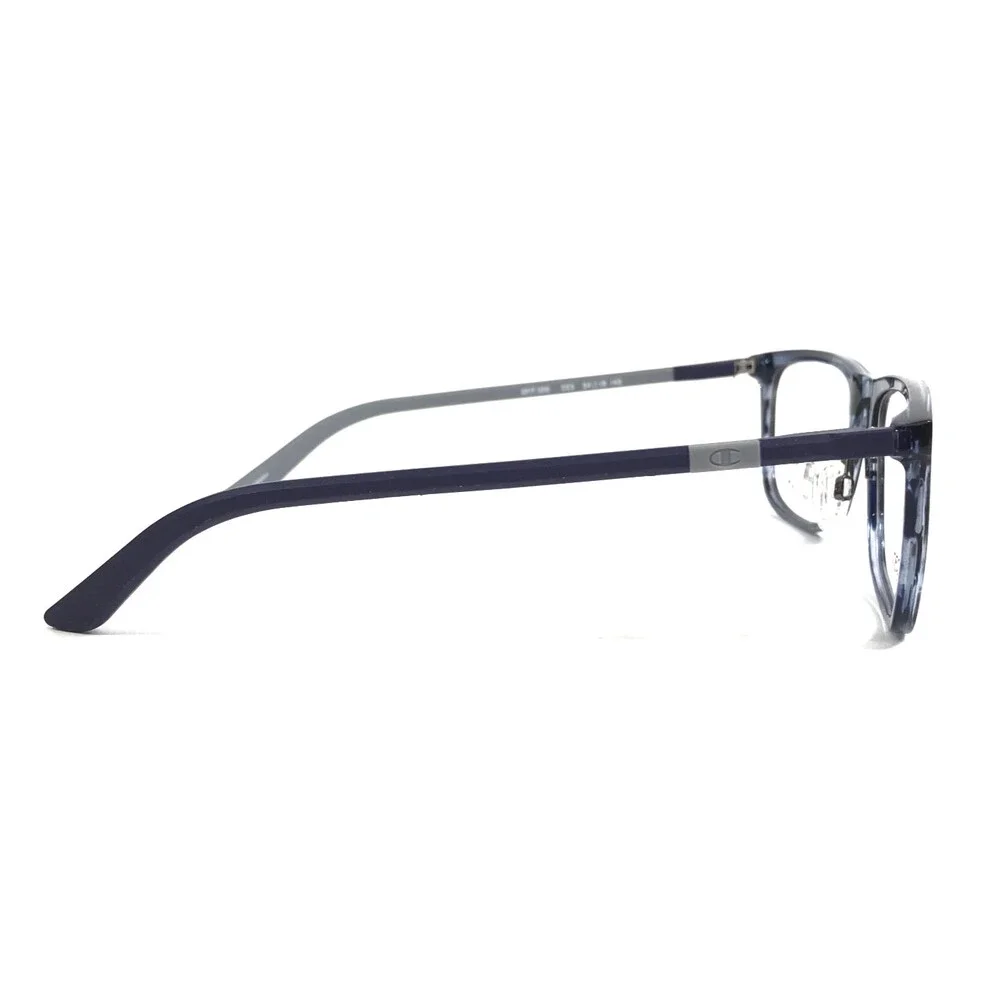 Champion Eyeglasses Frames CFIT 300 C03 Blue Gray Rectangle Full Rim 54-19-140